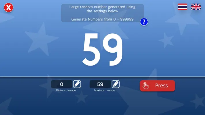 Random Number Suite android App screenshot 2