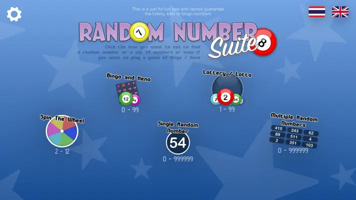 Random Number Suite android App screenshot 6